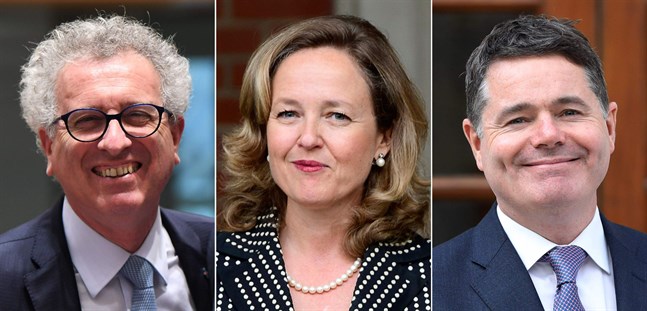 Luxemburgs Pierre Gramegna, Spaniens Nadia Calviño och Irlands Paschal Donohoe ställde upp i ordförandevalet och Eurogruppen valde Donohoe.