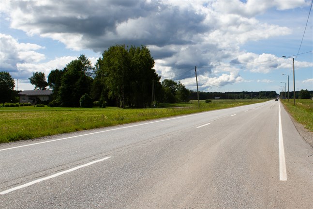 Olyckan inträffade på Strandvägen i närheten av Solfavtaget.