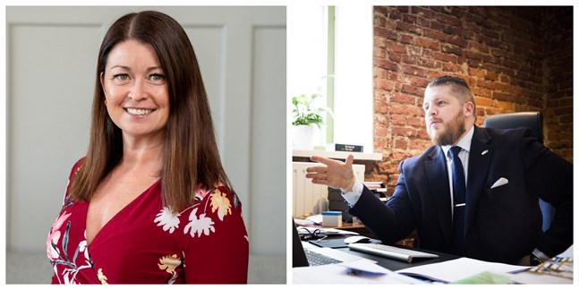 Kvarkenrådets Åsa Ågren Wikström och Mathias Lindström välkomnar utredningen om en bro över Kvarken.