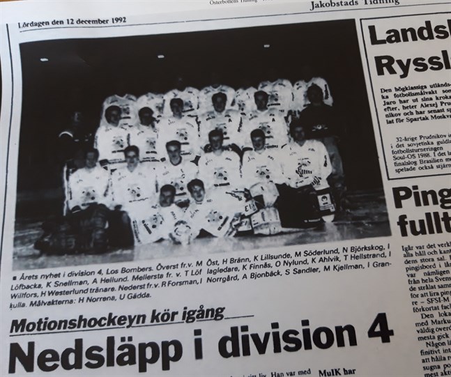 Los Bombers var en nyhet i seriespelet och division fyra säsongen 1992–1993. I höst har föreningen av allt att döma inget lag i förbundets serier.