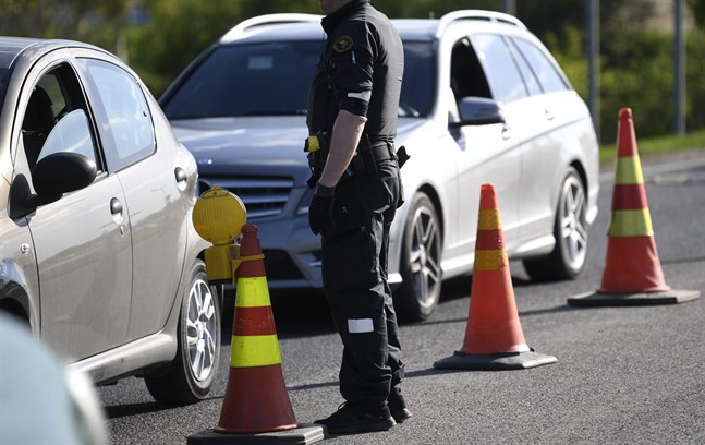 Gränsbevakningsväsendets gränskontroll vid den västra gränsen är den största insatsen under fredstid.