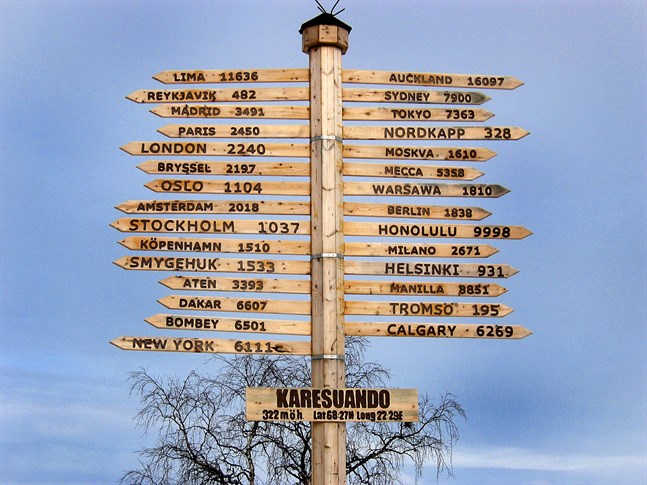Den lilla orten Karesuando i Kiruna kommun har fått ett punktutbrott av covid-19. Arkivbild.