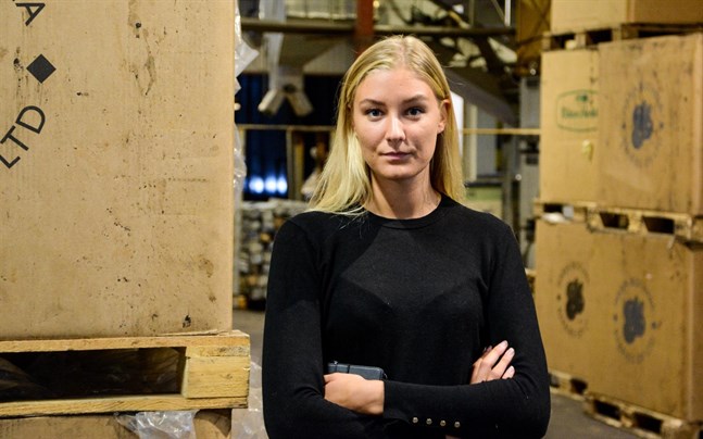Amanda Gustafsson har rollen av exportchef på Marja Bothnia Berries.