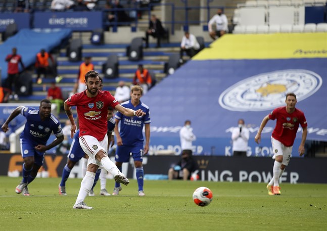 Bruno Fernandes skickade Manchester United till Champions League.