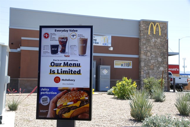 Coronakrisen står McDonald's dyrt. Arkivbild.