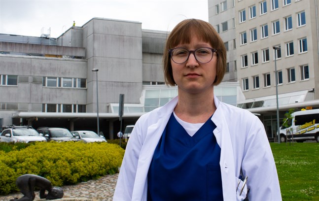 Silvia Grönroos-Pada, infektionsläkare på Vasa centralsjukhus.