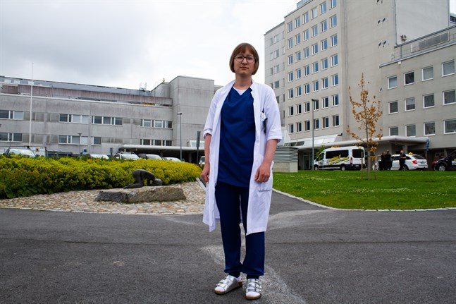 Silvia Grönroos-Pada, infektionsläkare vid Vasa centralsjukhus.