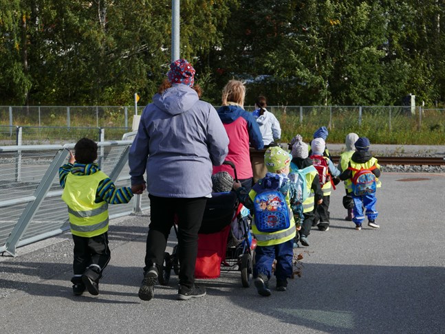 Gruppstorlekarna för treåringar minskar något.
