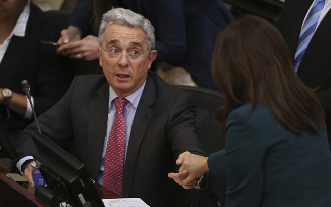 Álvaro Uribe. Arkivbild.