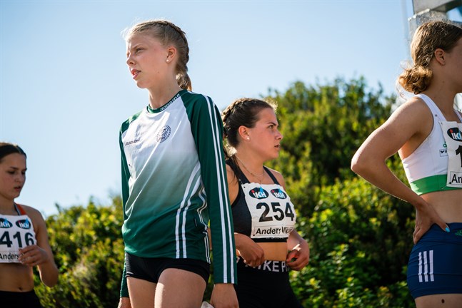 Drotts Fanny Östman sprang personligt på 100 meter i FM.