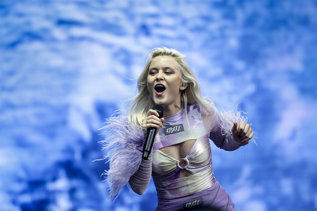Zara Larssons uttalande om Kina tycks ha fått konsekvenser. I Kina går det inte längre att lyssna på hennes musik via strömningstjänsten Apple Music. Arkivbild.