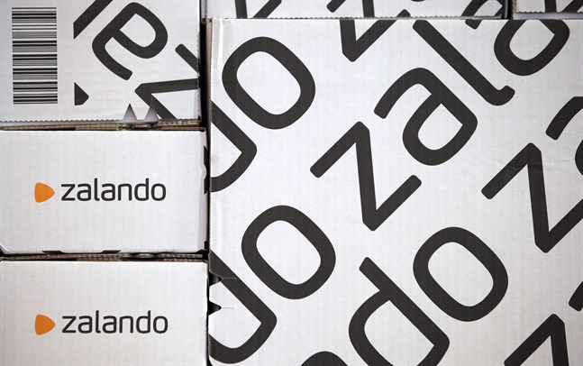 Zalando redovisar en dryg fördubbling av vinsten för årets andra kvartal. Arkivbild