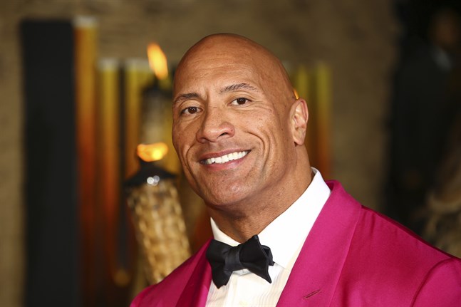 Dwayne Johnson är världens best betalda manliga skådespelare. Arkivbild.
