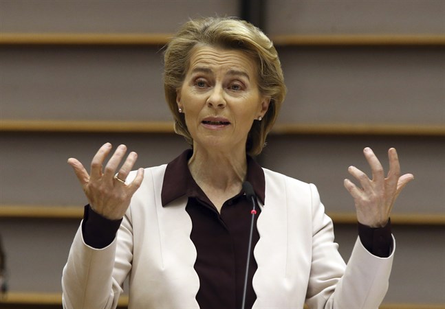 EU-kommissionens ordförande Ursula von der Leyen. Arkivbild.