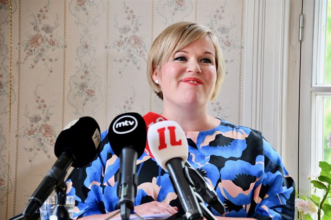 Annika Saarikko. Arkivbild.