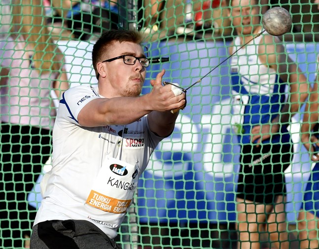 Aron Kangas vann FM-guld i överlägsen stil i Åbo.