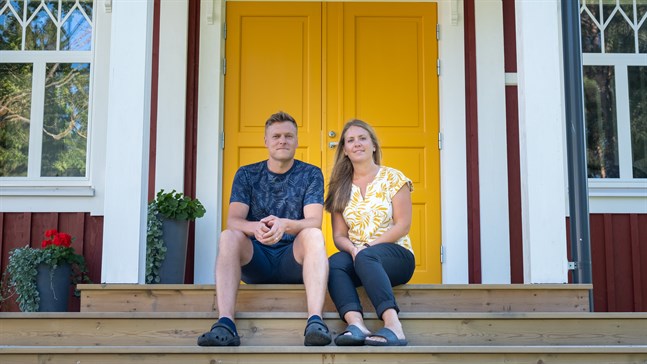 Patrik Peltoniemi och Josefin Malmsten renoverade hållbart och ekologiskt.