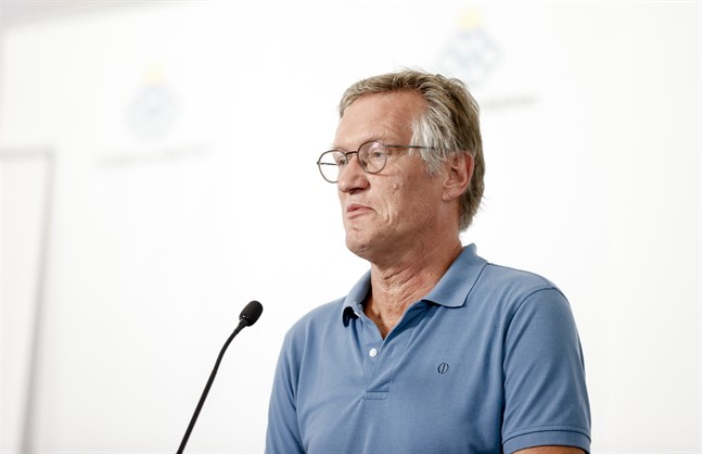 Anders Tegnell, statsepidemiolog Folkhälsomyndigheten, säger att vaccin mot covid-19 inte är den totala lösningen. Arkivbild.