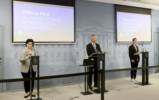 Social- och hälsovårdsministeriet och Institutet för hälsa och välfärd presenterade den senaste coronaöversikten på torsdagen.