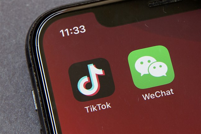 Den populära videoappen Tiktok. Arkivbild.