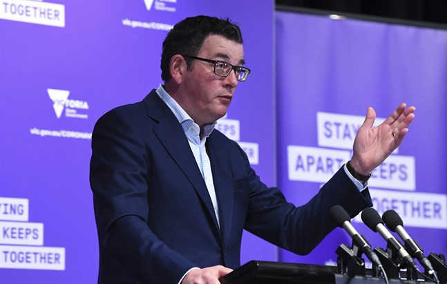 Victorias premiärminister Daniel Andrews.