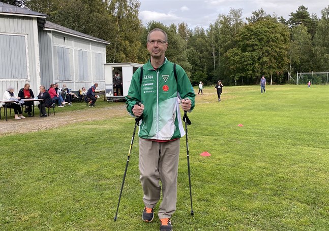 Juhani Riski har samlat in 184 000 euro till Kristiinan Urheilijat genom medelinsamlingsjippot Ärevarvet.