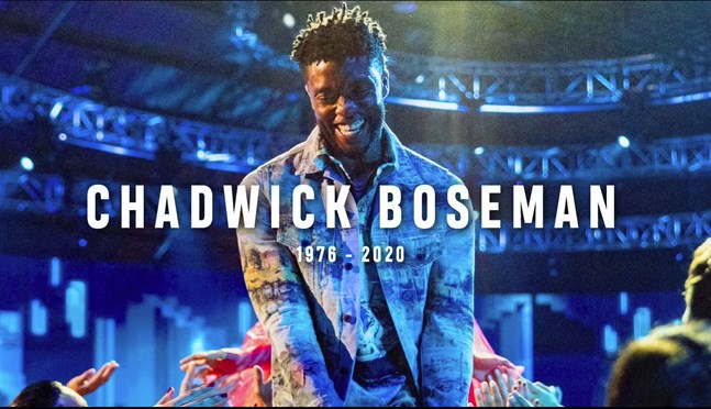 MTV-galan hyllade bortgångne skådespelaren Chadwick Boseman.
