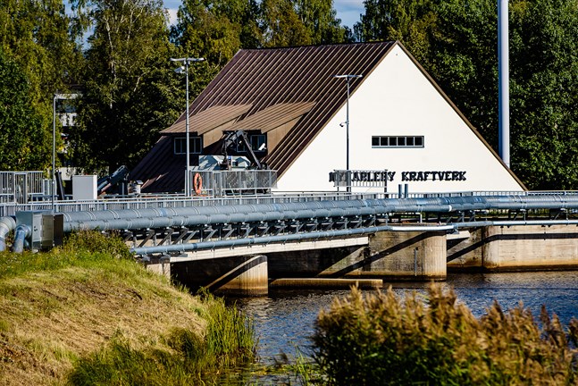 Nykarleby Kraftverk. Arkivfoto.