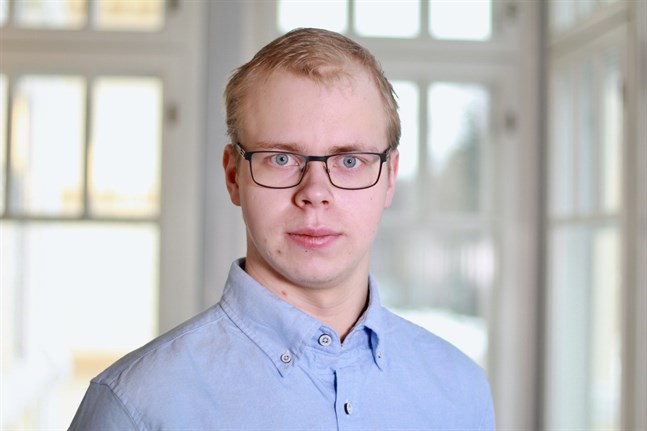 Anton Broända, 21, från Nedervetil ställer upp som kandidat i valet av Svensk Ungdoms förbundsstyrelse.