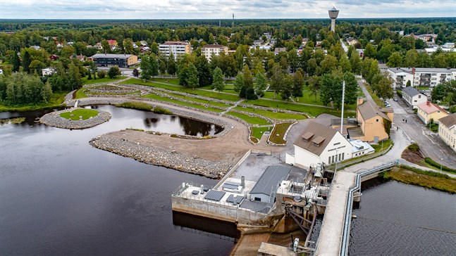 Nykarleby kraftverk. Arkivfoto.