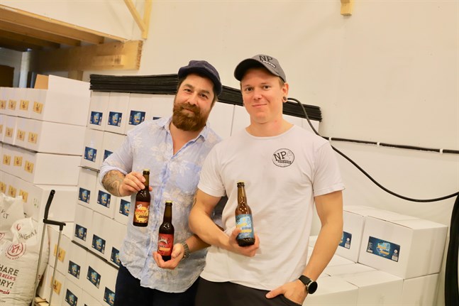 Daniel Pokorny och Ludwig Ahlström är två av delägarna i NP Brewers. Bryggeriet lägger nu ner sin verksamhet.