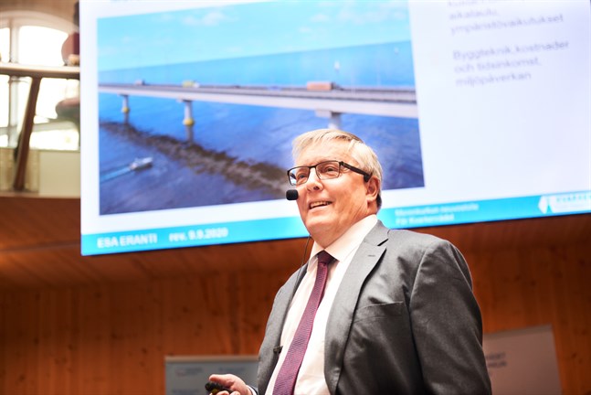 Esa Eranti höll en mycket uppskattad föreläsning vid Innovationscentret i Dragnäsbäck.