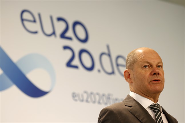 Tysklands finansminister Olaf Scholz.