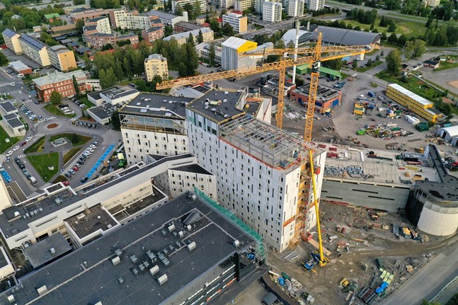 H-huset är under byggnad.