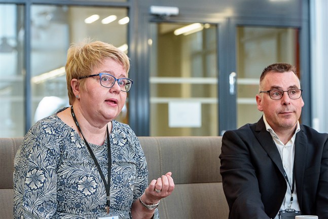 Vd Minna Korkeakoski-Västi och ekonomidirektör Pasi Hämäläinen befarade att coronapandemin skulle ha slagit hårdare mot Soites ekonomi.