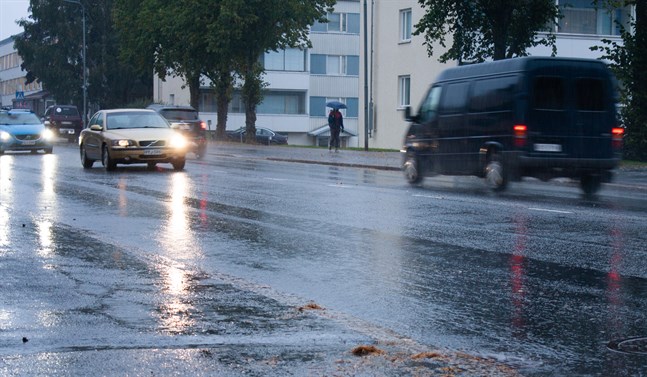 Nu kommer höstregnet. Bilden är tagen i september 2020.