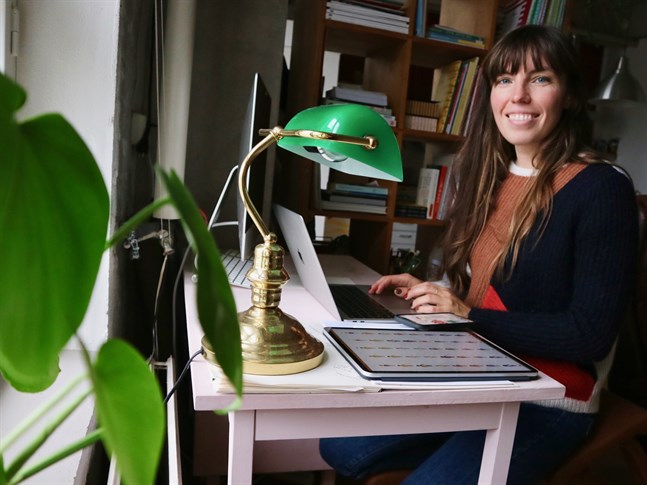 Med Dressupp-app vill Olya Tsikhanchuk skapa arbetstillfällen för sig själv och andra.