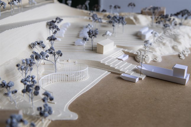 Arkitektkontoret Manthey Kula ligger bakom det omtvistade minnesmärket som började byggas nära Utøya i augusti. Arkivbild.