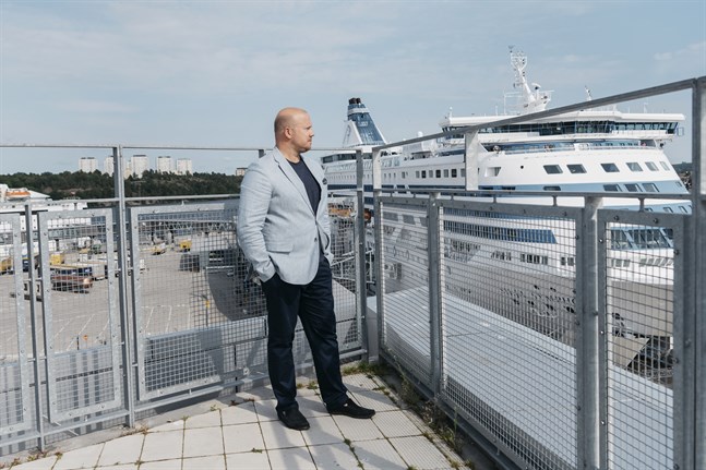 Marcus Risberg, vd på Tallink Silja. Arkivbild.
