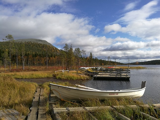 För första gången på femtio år fick Lappland ett inflyttningsöverskott från övriga Finland. Bilden är från Äkäslompolo.