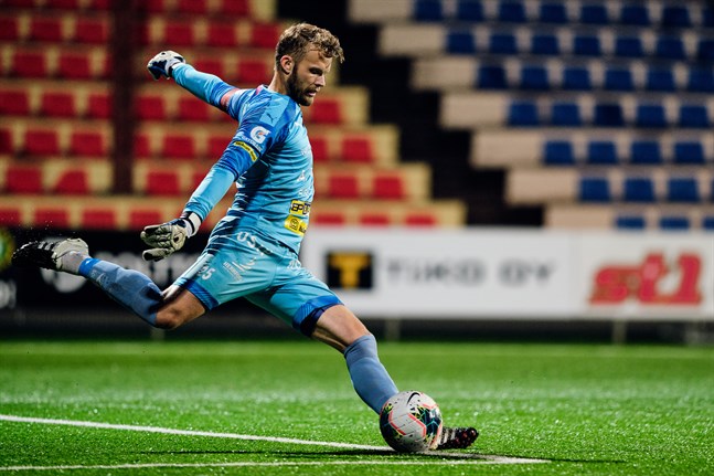 20200930, Elisa stadion, Vasa, Division 1, herrar, VPS–Jaro. Emil Öhberg, Jaro (#25)