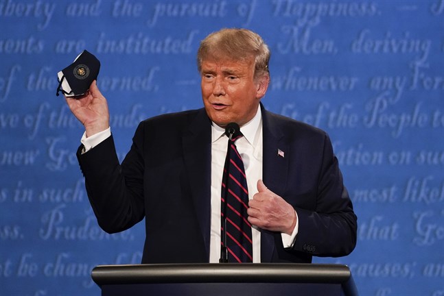 President Donald Trump har testats positivt för covid-19. Arkivbild