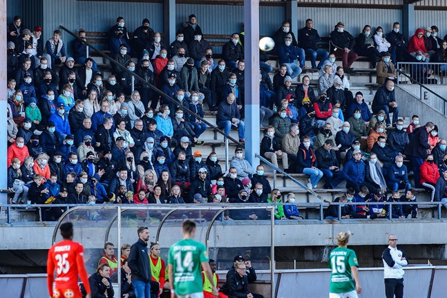 Jaros match mot KPV den 4 oktober 2020 fick ännu spelas inför publik.