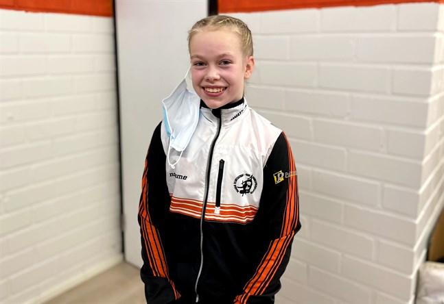 Matilda Nikkola tävlade utan motstånd i helgen, men är nöjd ändå.