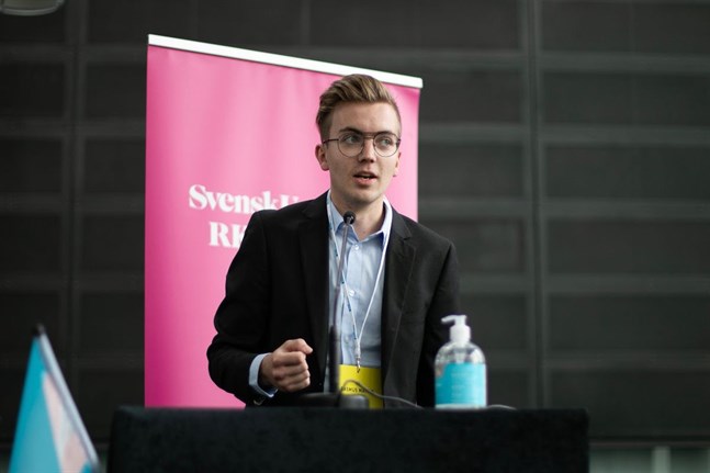 Vöråbördiga Rasmus Mattus, ordförande för Svensk Ungdom i Österbotten.