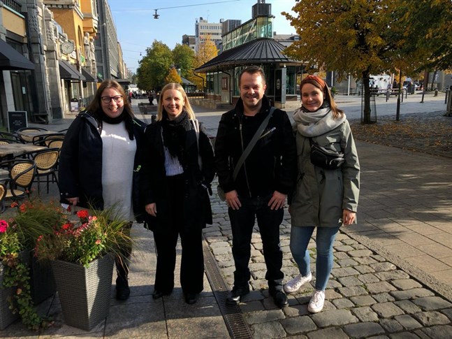 Projektteamet består av Tuulikki Pöllänen, Sonja Store, Petteri Kalliola och Janika Orre-Hänninen.