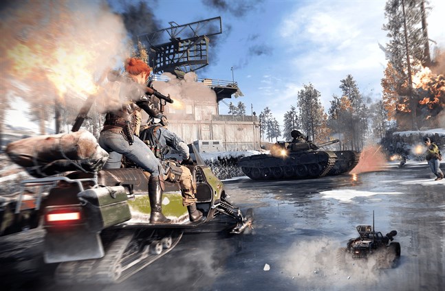 "Call of duty: Black ops cold war" innehåller så klart ett fartfyllt flerspelarläge också. Pressbild.