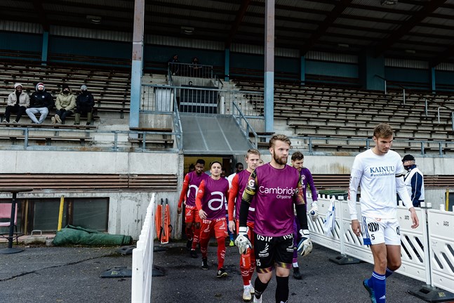 Det nya Jaro tar form, sakta men säkert. Här inför matchen mot AC Kajaani den 17 oktober 2020.