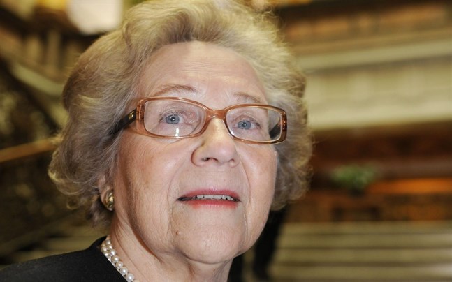 Minister Marjatta Väänänen har gått bort.