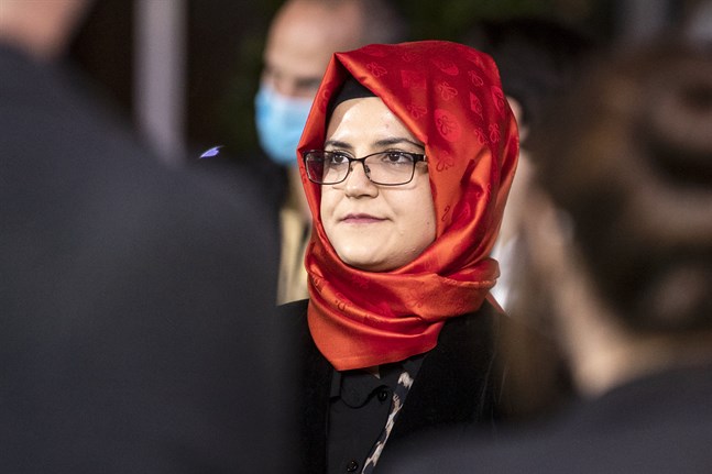 Hatice Cengiz stämmer Saudiarabiens kronprins. Arkivbild.